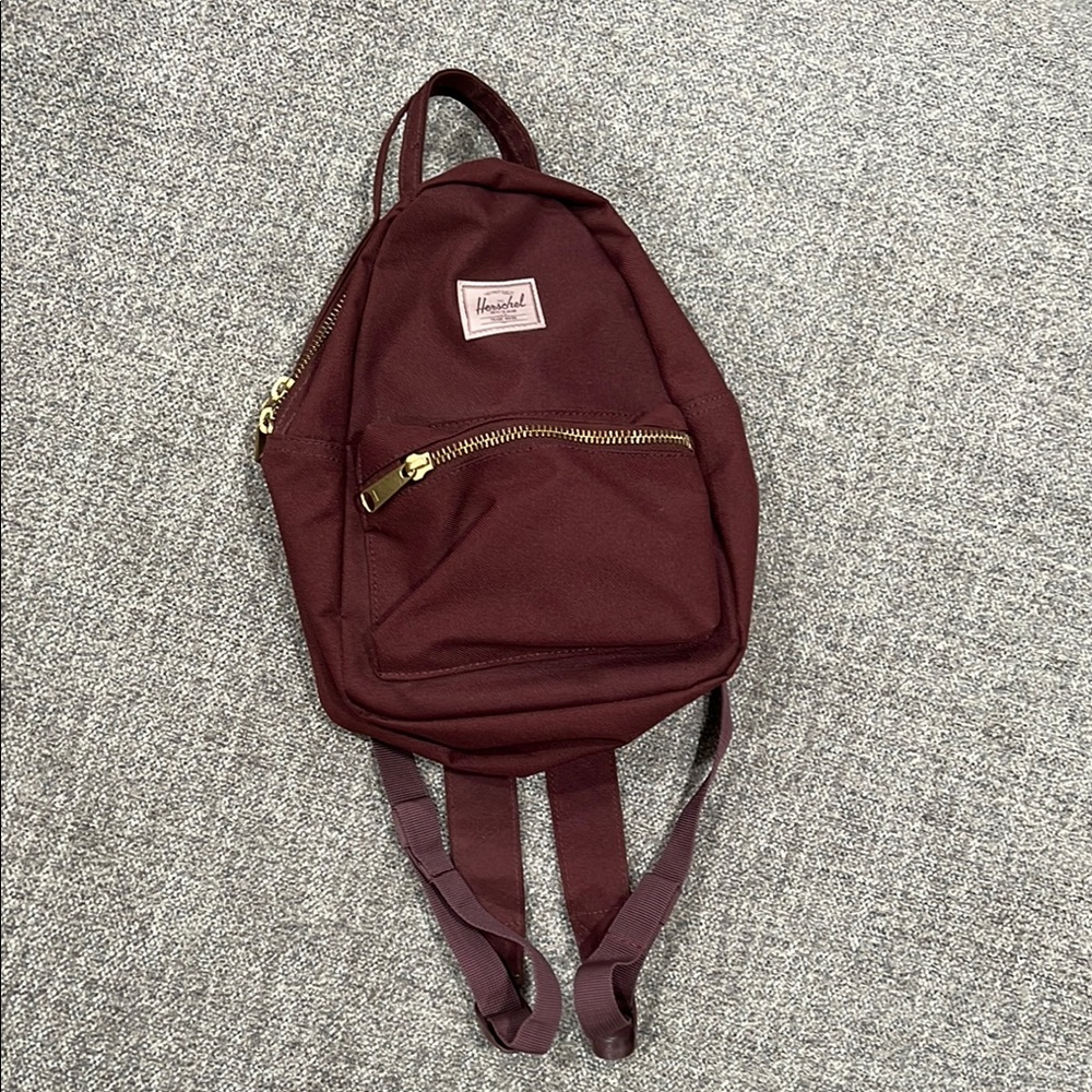 Herschel Burgundy Backpack